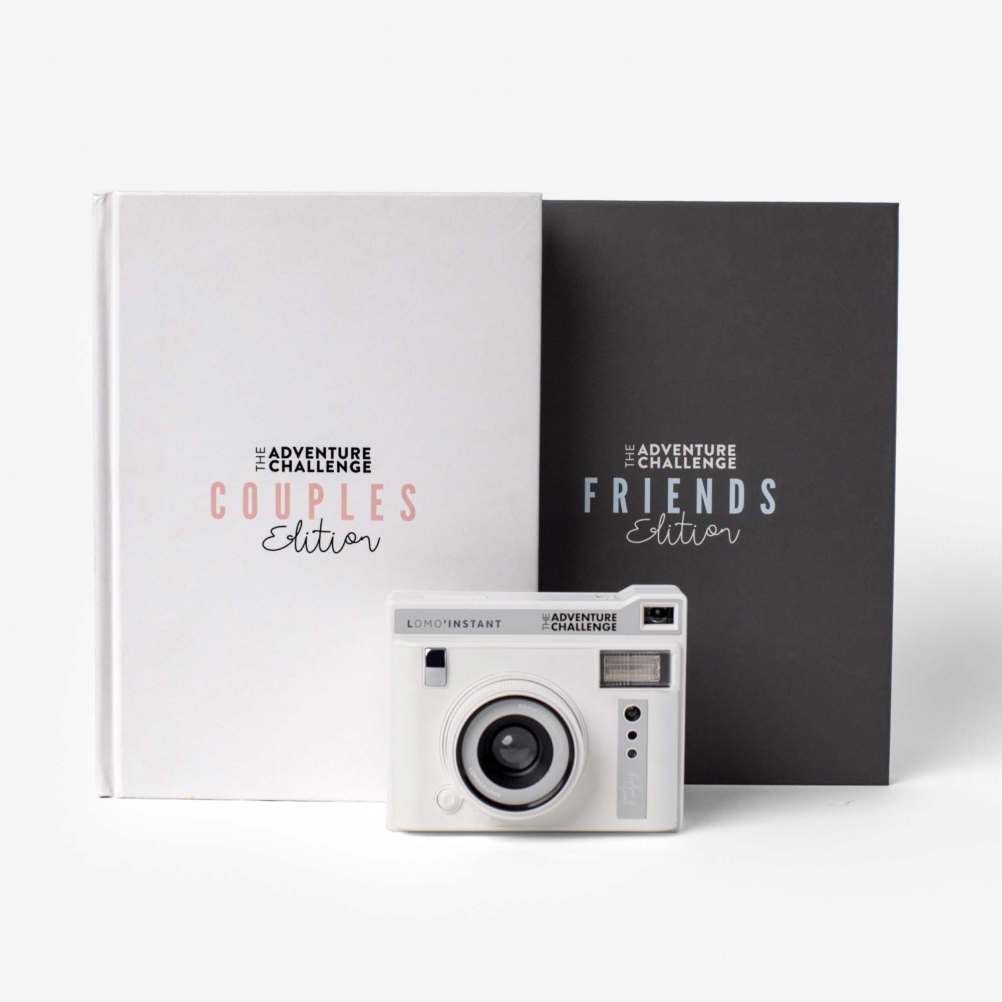 Couples & Friends Editions Camera Bundle | 50 Scratch-Off Adventure Activities & Instant Camera |The Adventure Challenge